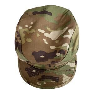Military Issued One Size Army Patrol Cap Green Camouflage Tactical Gear NWT